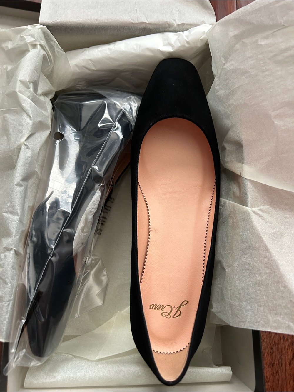 J. Crew Kate pumps block heels in black suede size 8.5, NWB - Picture 5 of 6